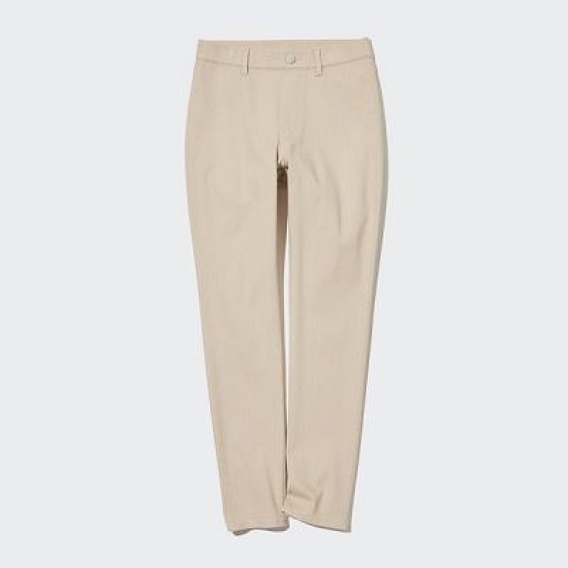 Leggings Uniqlo Ultra Stretch Femme Blanche | 5726913