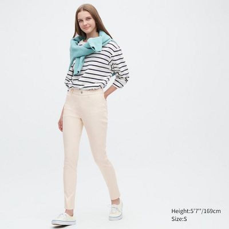 Leggings Uniqlo Ultra Stretch Femme Blanche | 5726913