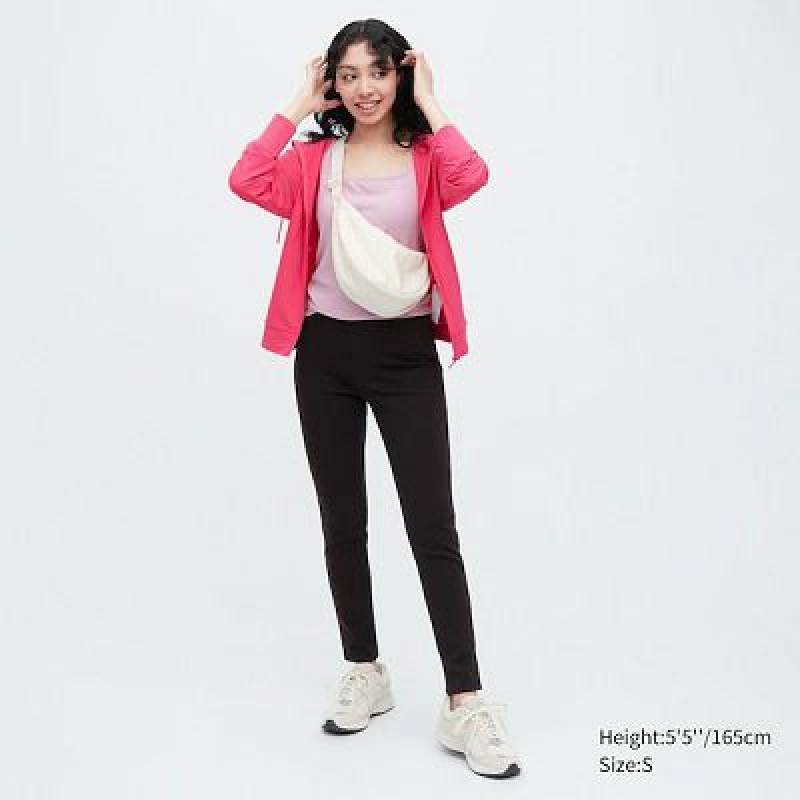 Leggings Uniqlo Ultra Stretch Femme Noir | 647799