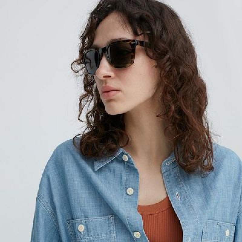 Lunette de Soleil Uniqlo Wellington Folding Femme Marron | 3601700
