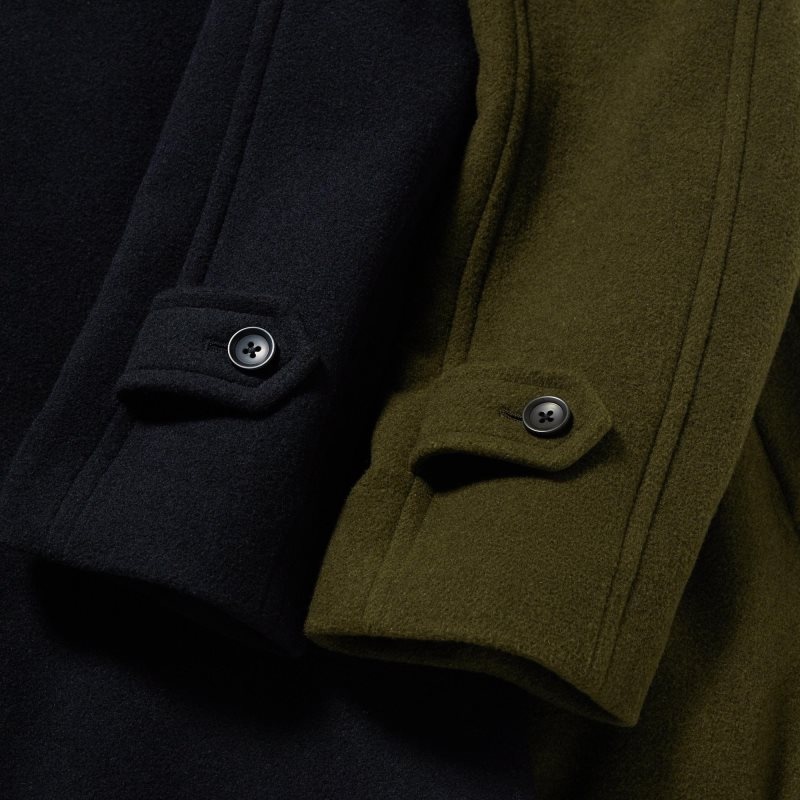 Manteaux Uniqlo Balmacaan Homme Vert Olive | 5804966