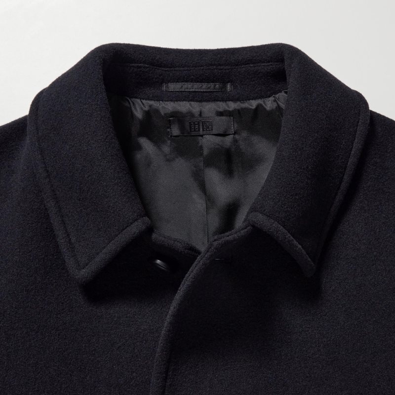 Manteaux Uniqlo Balmacaan Homme Vert Olive | 5804966