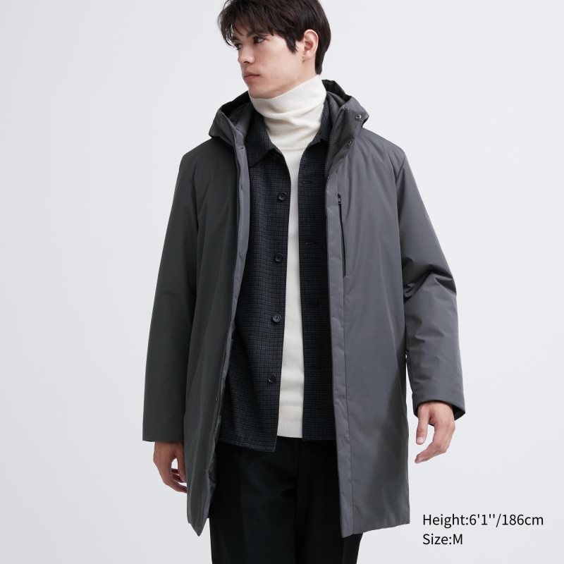 Manteaux Uniqlo Hybrid Down Homme Grise | 6509060