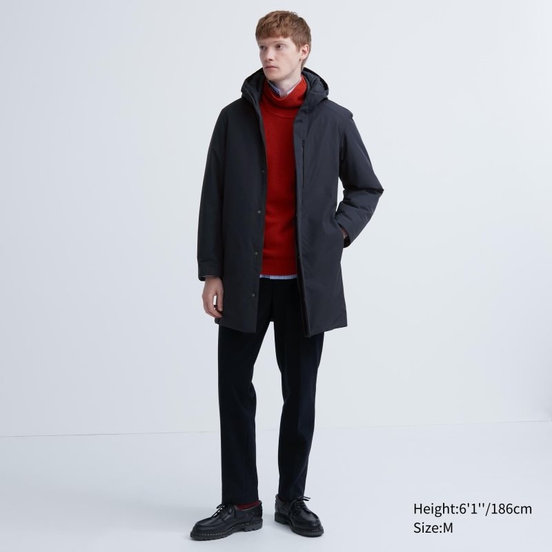 Manteaux Uniqlo Hybrid Down Homme Noir | 2277986