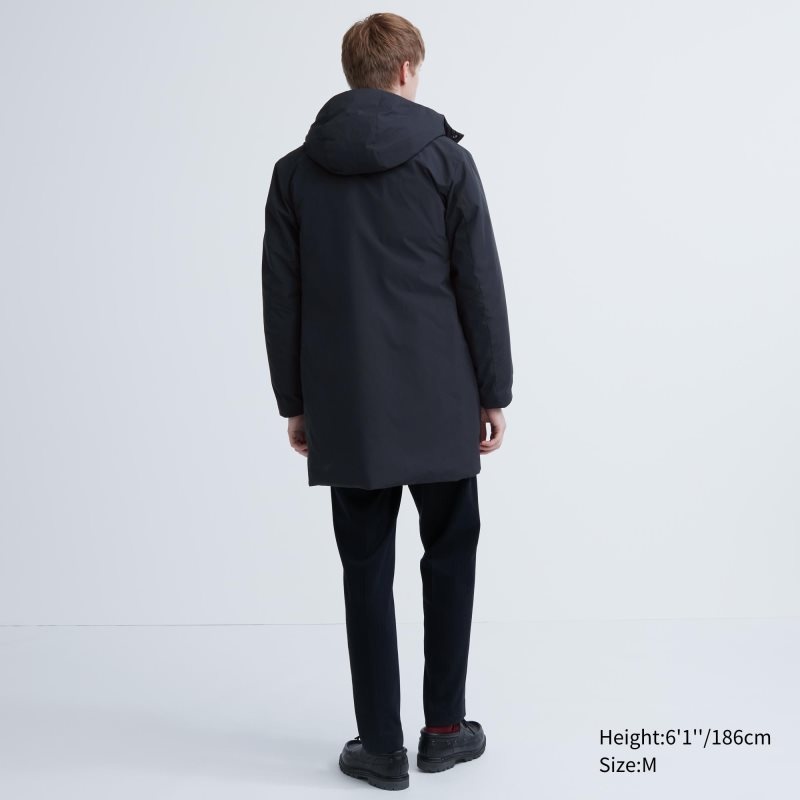 Manteaux Uniqlo Hybrid Down Homme Noir | 2277986