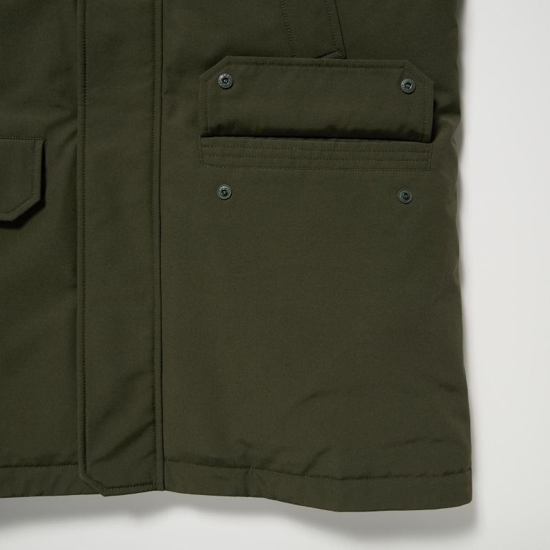 Manteaux Uniqlo Ultra Warm Hybrid Down Homme Vert Olive | 4986152
