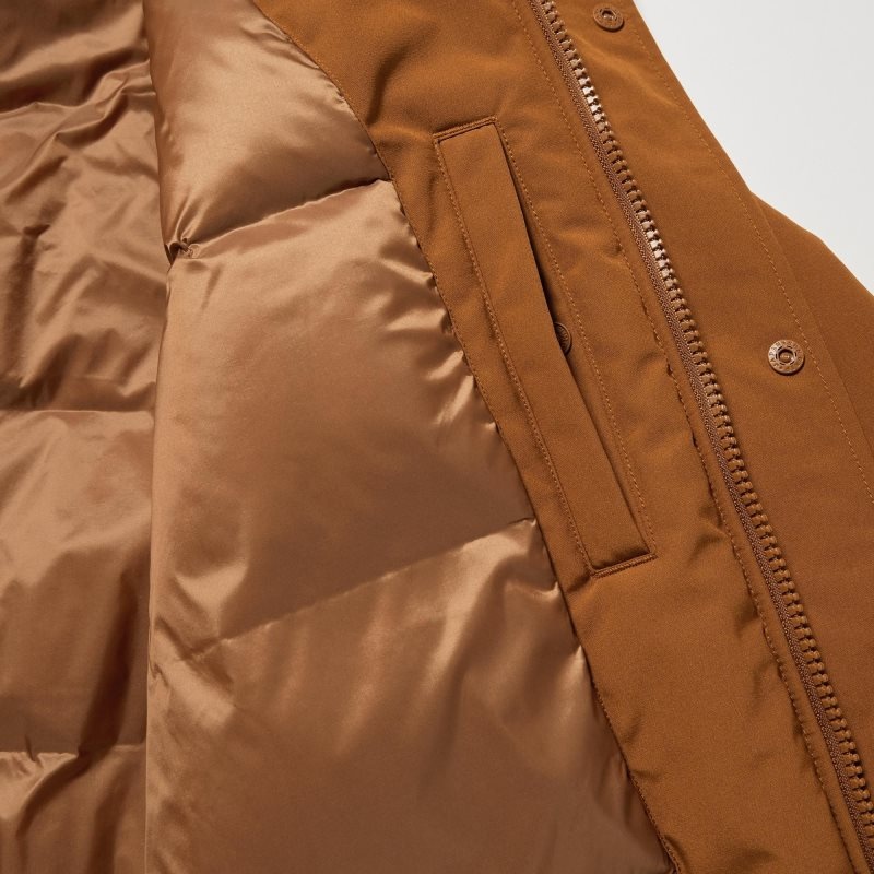 Manteaux Uniqlo Ultra Warm Hybrid Down Homme Beige | 8149181