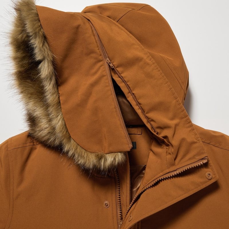 Manteaux Uniqlo Ultra Warm Hybrid Down Homme Beige | 8149181