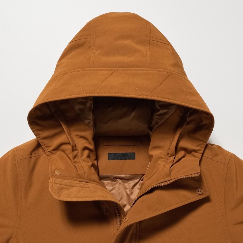 Manteaux Uniqlo Ultra Warm Hybrid Down Homme Beige | 8149181