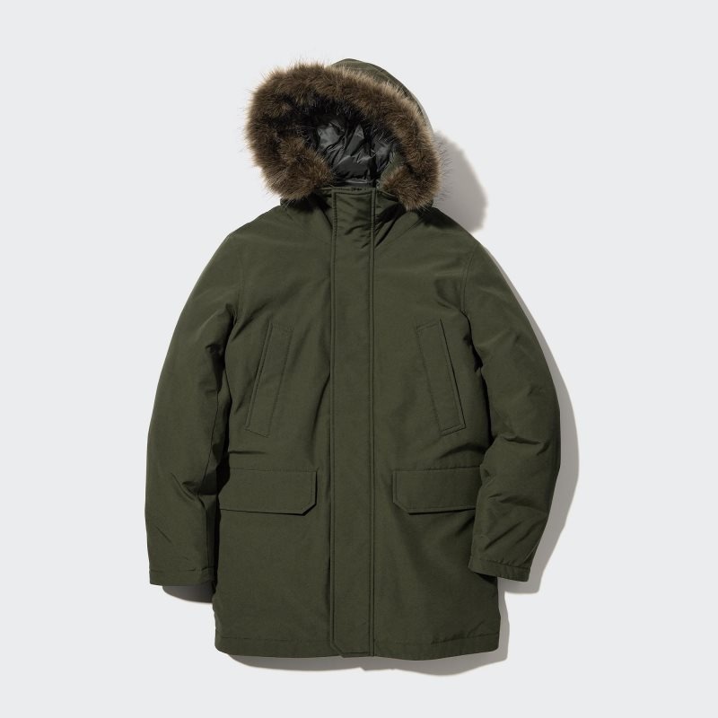 Manteaux Uniqlo Ultra Warm Hybrid Down Homme Beige | 7234638
