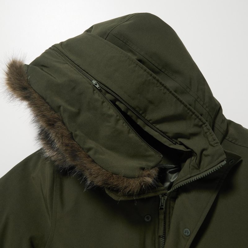 Manteaux Uniqlo Ultra Warm Hybrid Down Homme Beige | 7234638