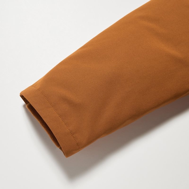 Manteaux Uniqlo Ultra Warm Hybrid Down Homme Marron | 3844206