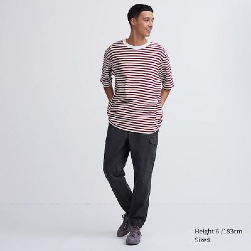 Pantalon Jogger Uniqlo Cargo Femme Grise | 7780236