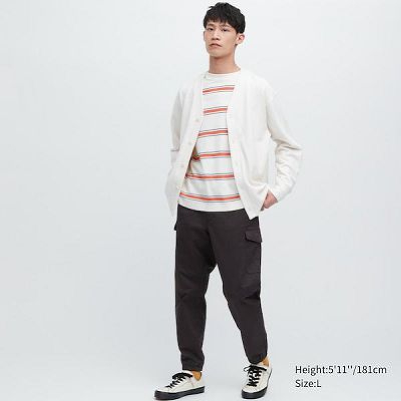 Pantalon Jogger Uniqlo Cargo Femme Grise | 3080520