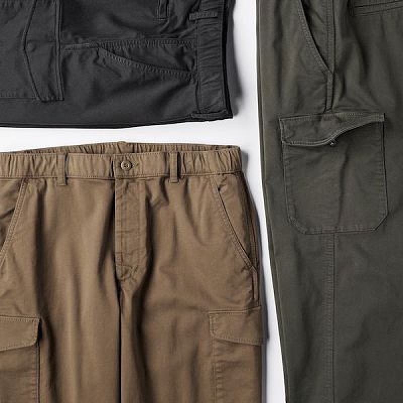 Pantalon Jogger Uniqlo Cargo Femme Marron | 1130128