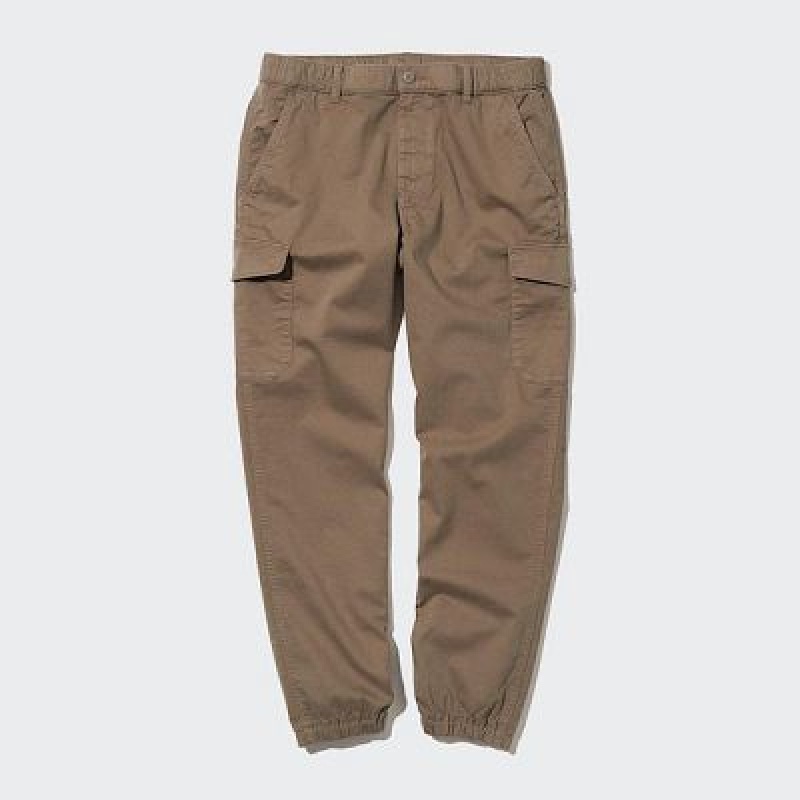 Pantalon Jogger Uniqlo Cargo Femme Marron | 1130128