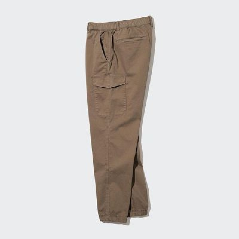 Pantalon Jogger Uniqlo Cargo Femme Marron | 1130128
