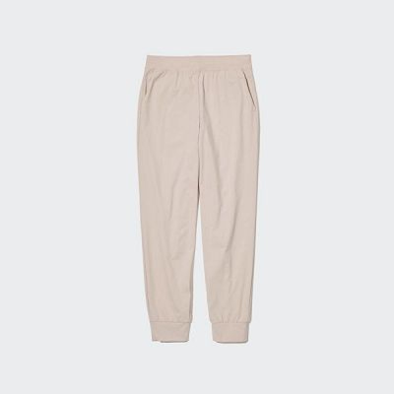 Pantalon Jogger Uniqlo Ultra Stretch AIRism Femme Blanche | 9915956