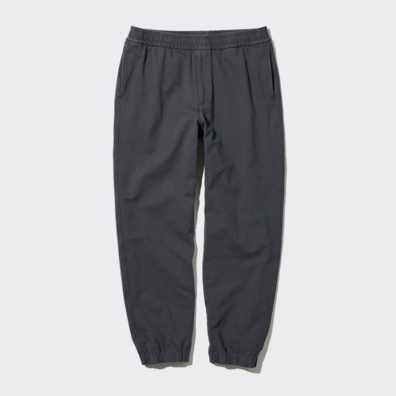 Pantalon Jogger Uniqlo Washed Jersey Femme Grise | 1641489