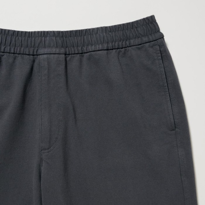 Pantalon Jogger Uniqlo Washed Jersey Femme Grise | 1641489