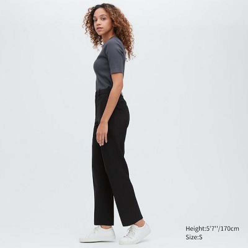 Pantalon Uniqlo AirSense Femme Noir | 7482177