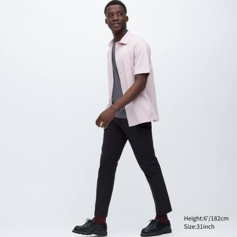 Pantalon Uniqlo Airsense Ultra Light Cotton-like Homme Noir | 4503407
