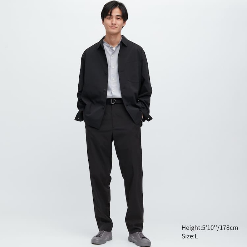 Pantalon Uniqlo Airsense Ultra Light Relaxed Fit Homme Noir | 2097970