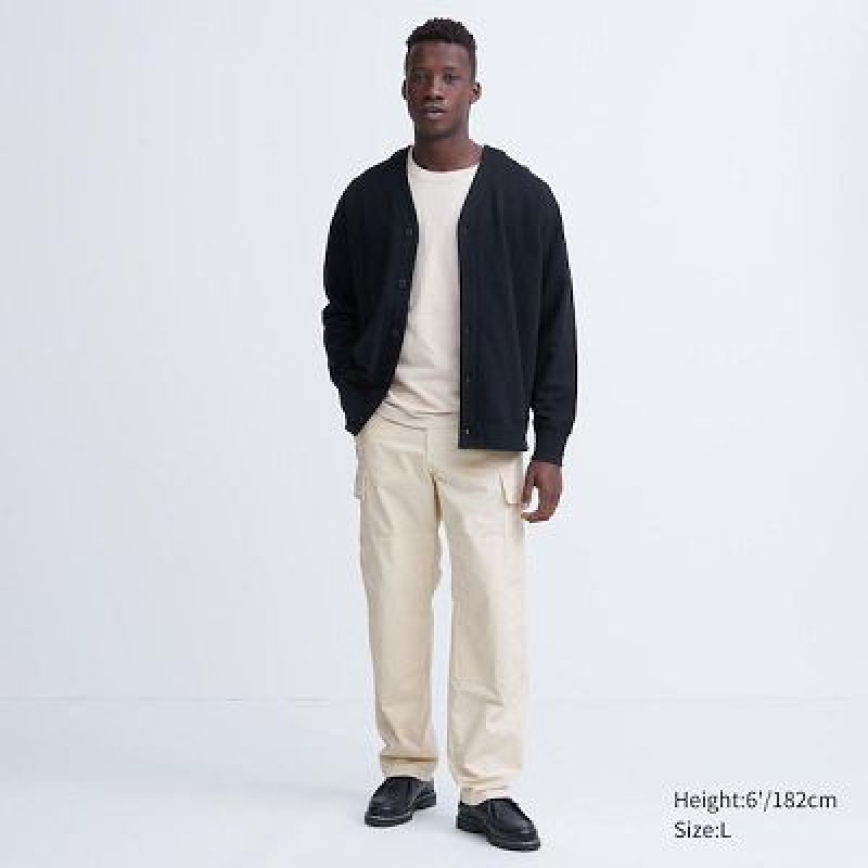 Pantalon Uniqlo Cargo Femme Beige | 590147
