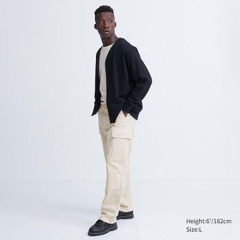Pantalon Uniqlo Cargo Femme Blanche | 4514449
