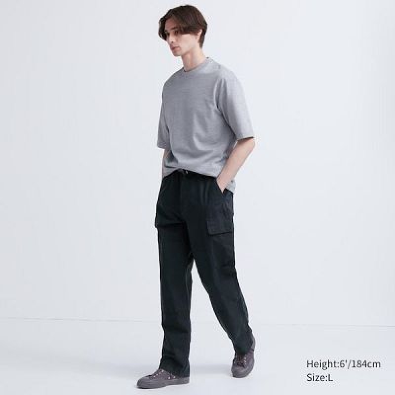 Pantalon Uniqlo Cargo Femme Bleu Marine | 6235235