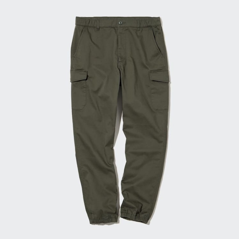 Pantalon Uniqlo Cargo Jogger Homme Vert Olive | 7340400