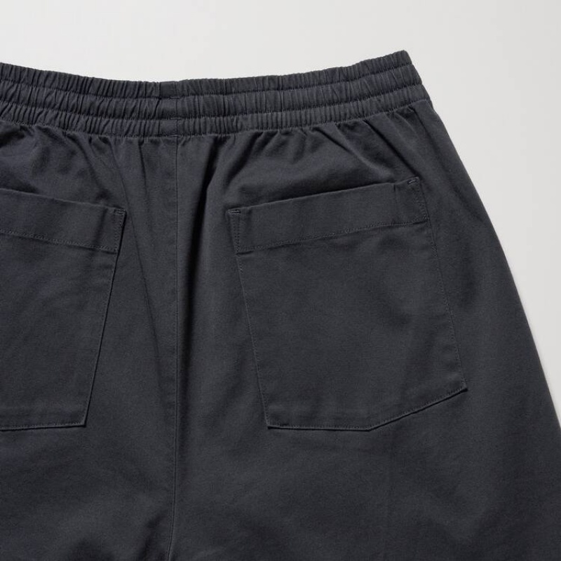 Pantalon Uniqlo Cotton Relaxed Fit Ankle Length Homme Grise | 6684302