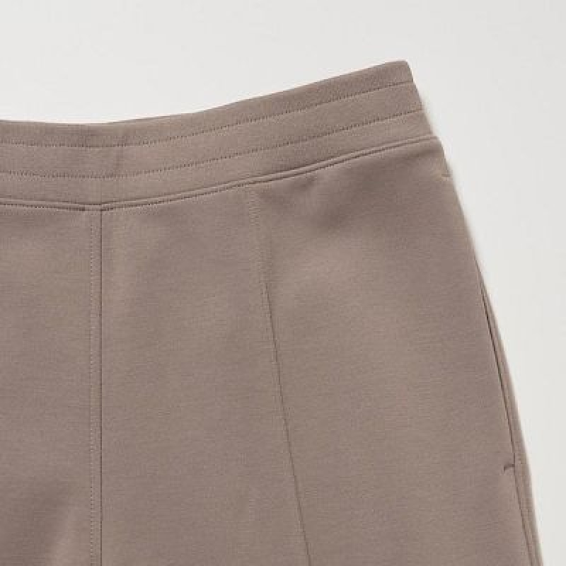 Pantalon Uniqlo Dry Sweat Track Femme Marron | 3569379
