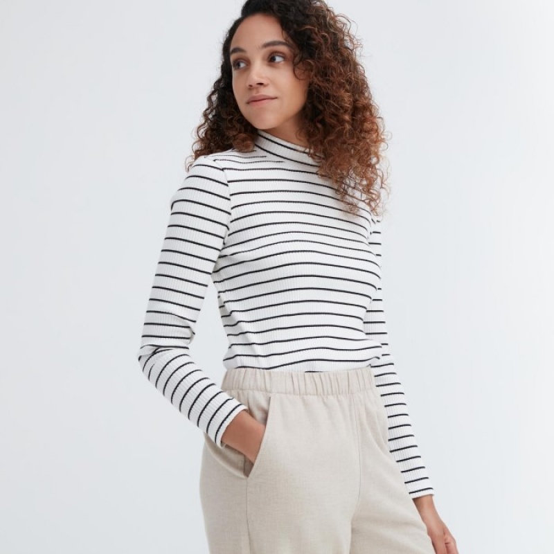 Pantalon Uniqlo Flannel Lounge Femme Beige | 6968163