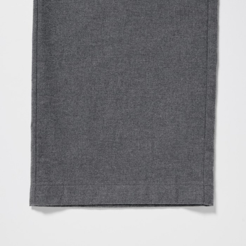 Pantalon Uniqlo Flannel Lounge Femme Grise | 6275023
