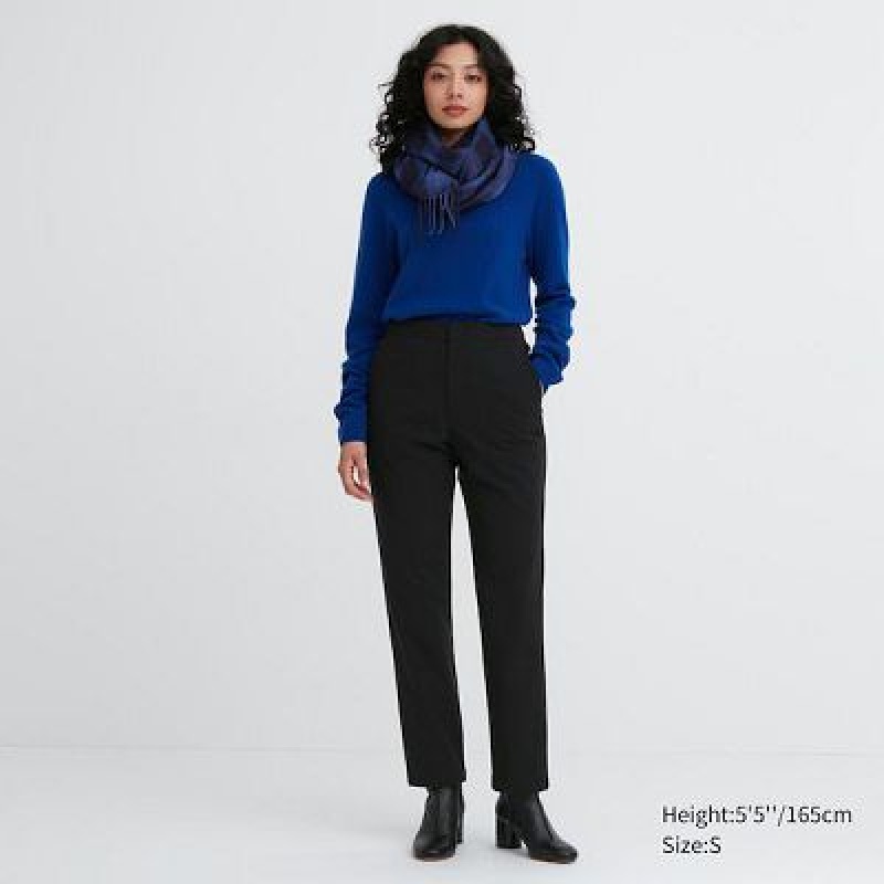 Pantalon Uniqlo Heattech Warm Lined Femme Noir | 7674119