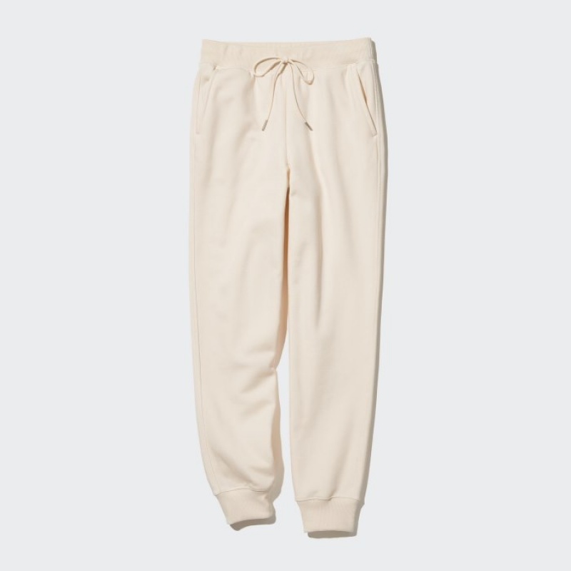 Pantalon Uniqlo Jogger Femme Blanche | 5573744