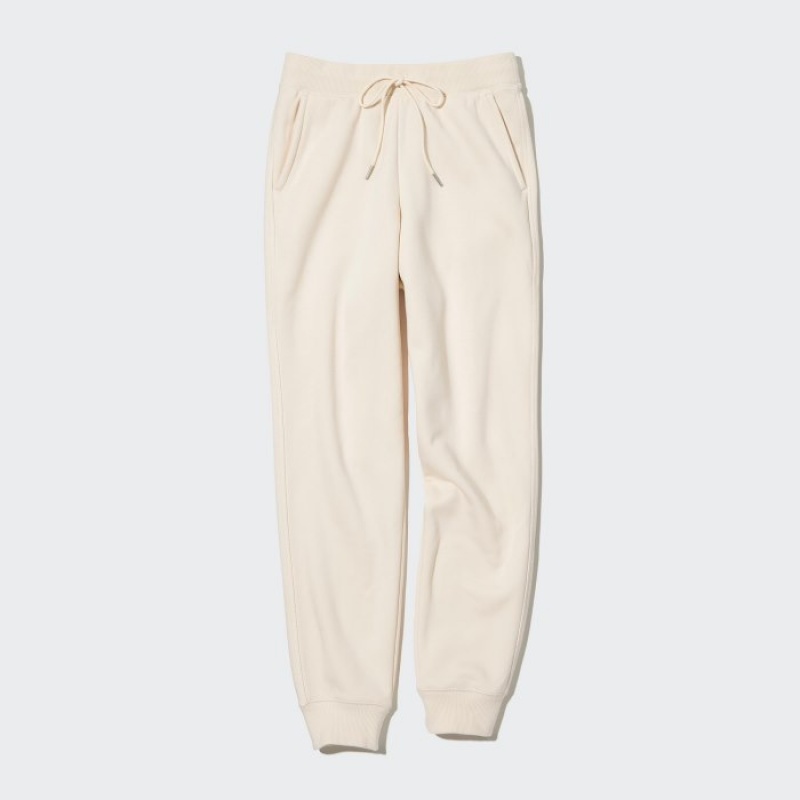 Pantalon Uniqlo Jogger Femme Blanche | 5573744