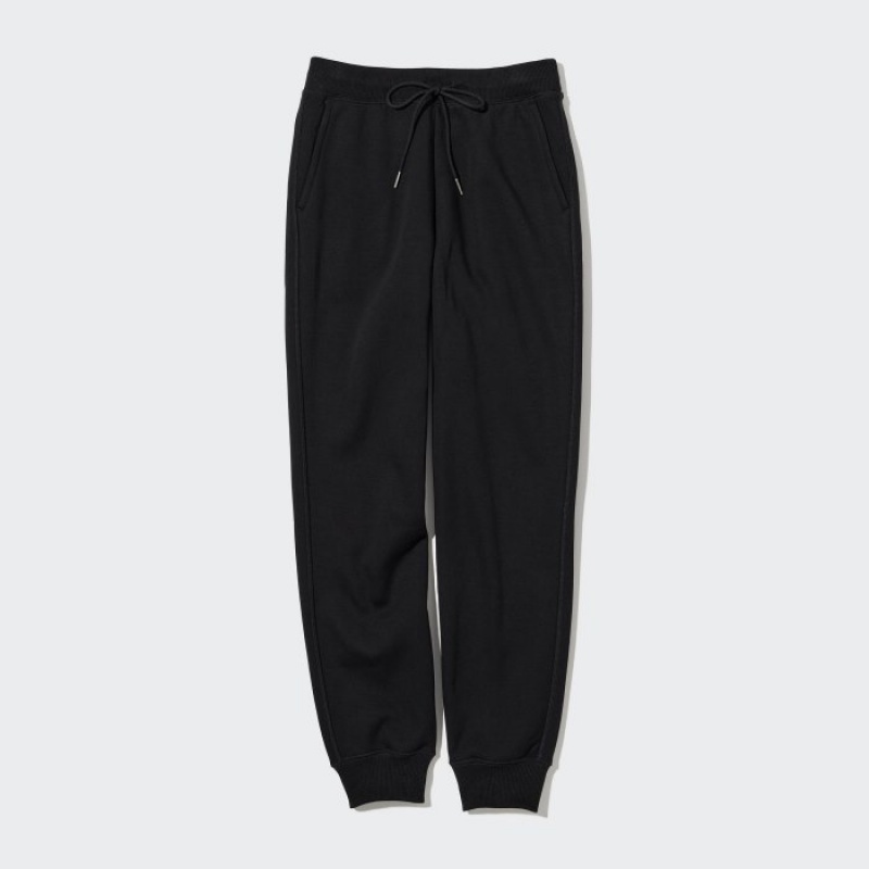 Pantalon Uniqlo Jogger Femme Noir | 7836527