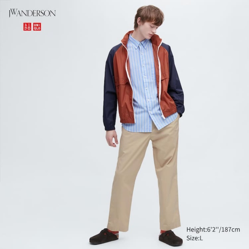 Pantalon Uniqlo Jw Anderson Easy Homme Beige | 6743944
