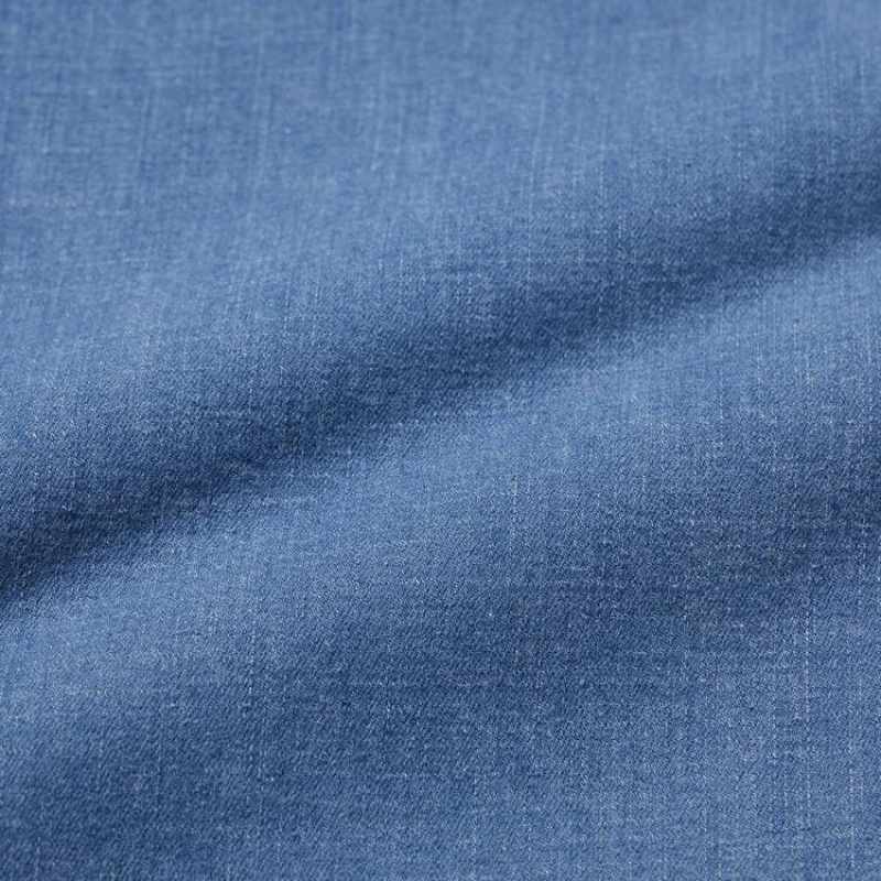 Pantalon Uniqlo Relaxed Fit Ankle Length Homme Bleu | 9597496