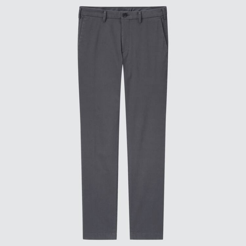 Pantalon Uniqlo Slim Fit Chinos Homme Grise | 8353717
