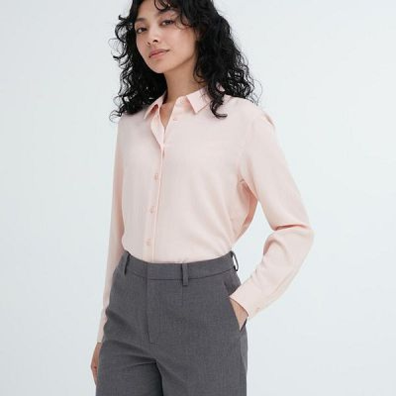 Pantalon Uniqlo Smart Ankle (2-Way Stretch) Femme Grise | 7639509