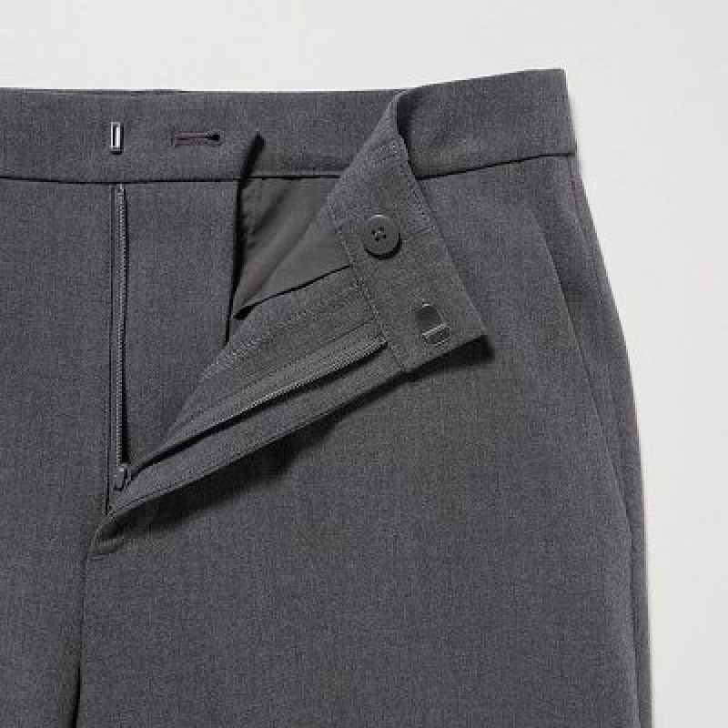Pantalon Uniqlo Smart Ankle (2-Way Stretch) Femme Grise | 7639509