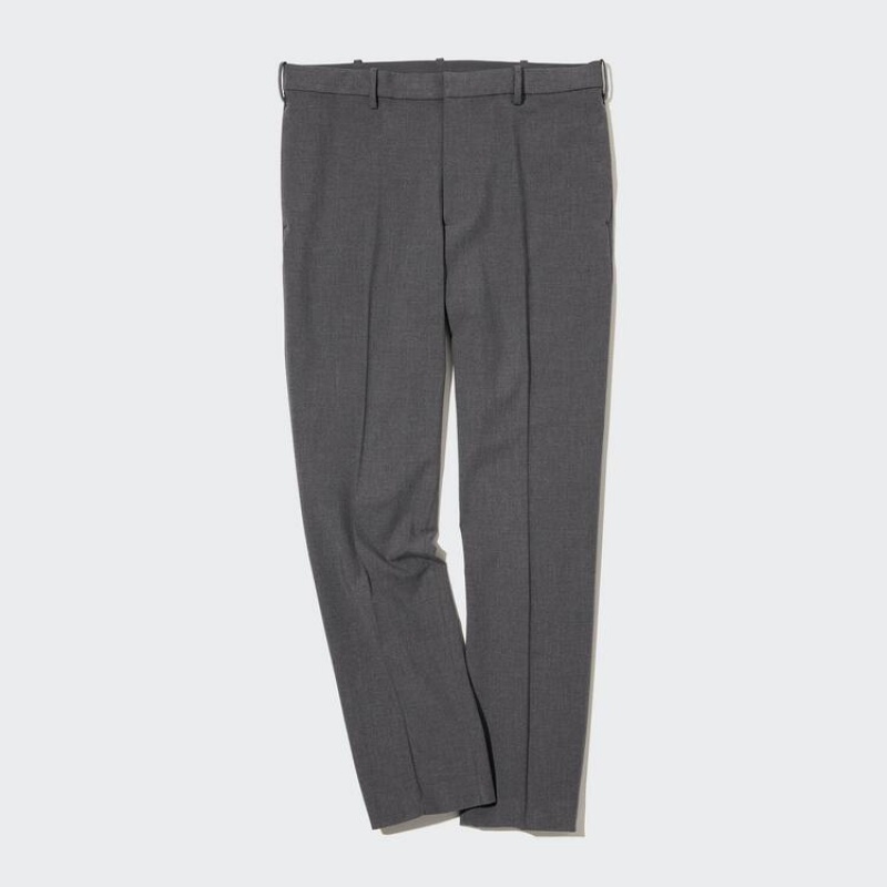 Pantalon Uniqlo Smart Ankle Length Homme Grise | 1491467