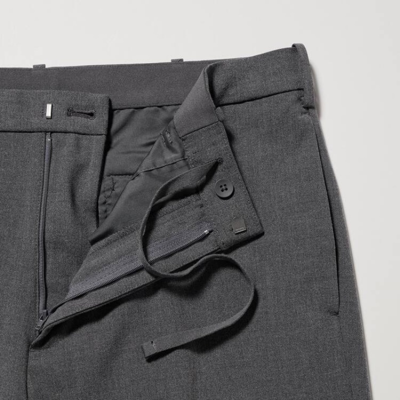 Pantalon Uniqlo Smart Ankle Length Homme Grise | 1491467