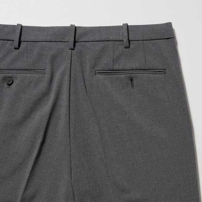 Pantalon Uniqlo Smart Ankle Length Homme Grise | 1491467