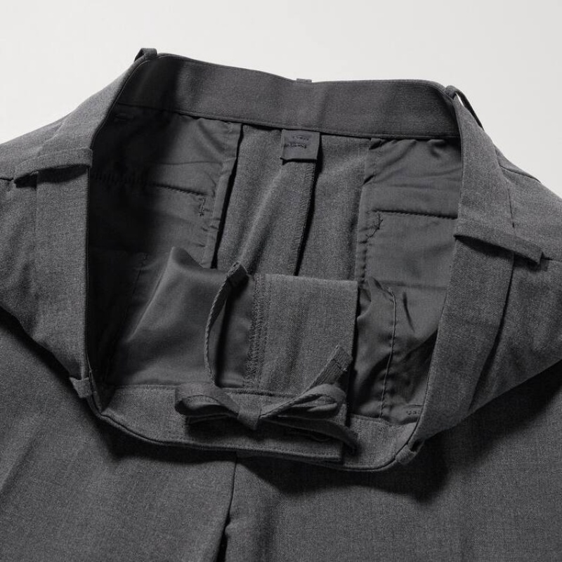 Pantalon Uniqlo Smart Ankle Length Homme Grise | 1491467