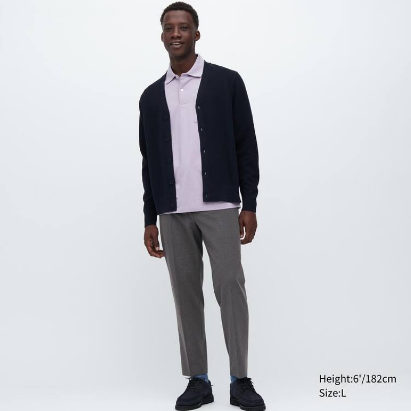 Pantalon Uniqlo Smart Ankle Length Homme Grise | 3033732