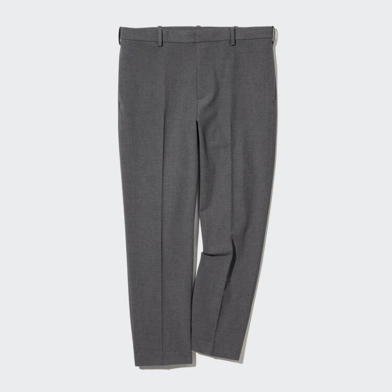 Pantalon Uniqlo Smart Ankle Length Homme Grise | 3033732